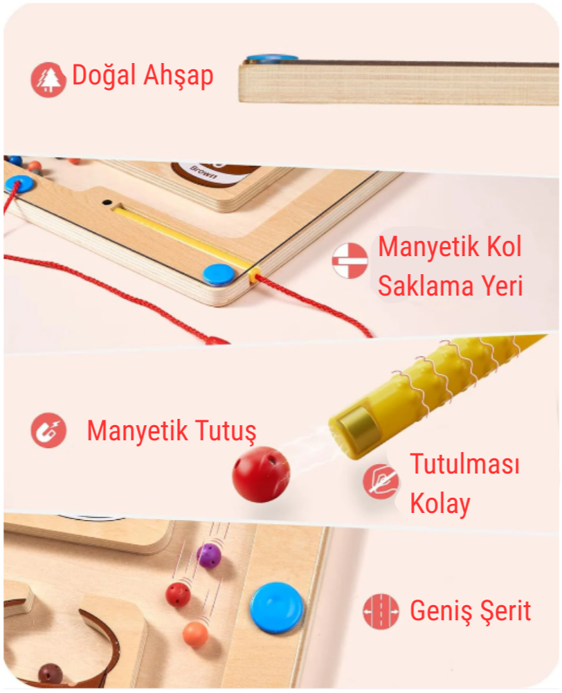 Pufy's Manyetik Renkli Labirent