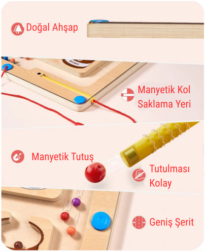 Pufy's Manyetik Renkli Labirent